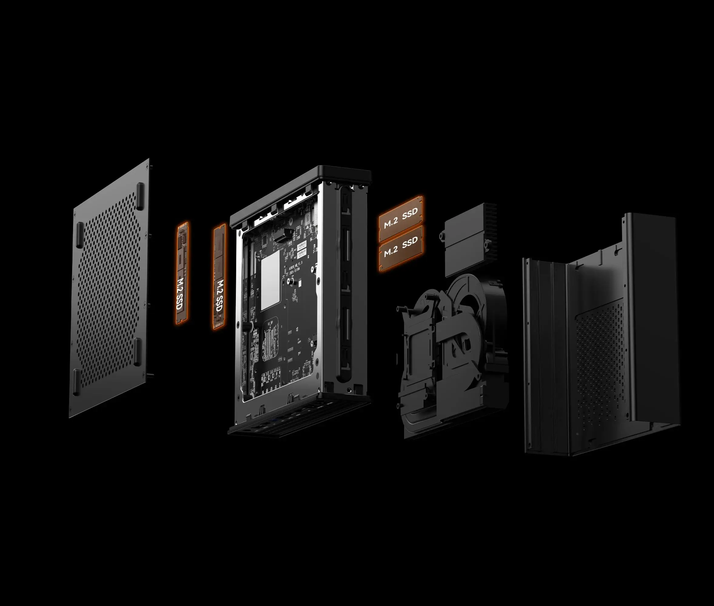 MINISFORUM MS-A1 Gamer PC Mini AMD R9 9950X R7 9700X 4*NVMe 2*2.5G LAN 2*DDR5 Win11 Oculink Gaming Komputer Workstation WiFi6