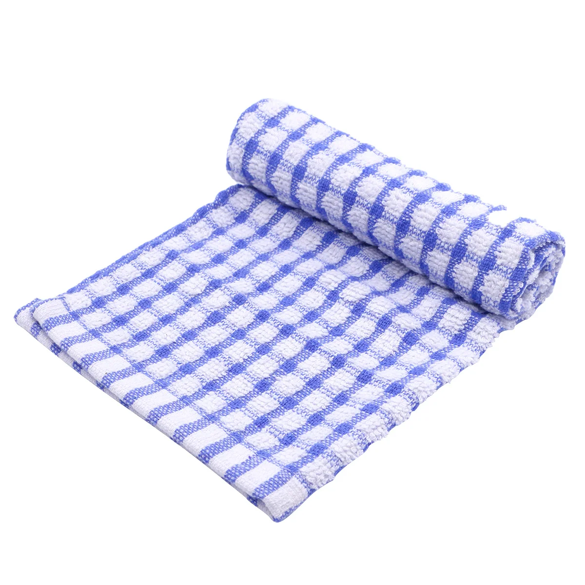 

40x27cm Cotton Absorbent Kitchen Towel Dish Cloth Tea Towel Blue High Duty Perfect Gift for Mother's Day Tea Cloth