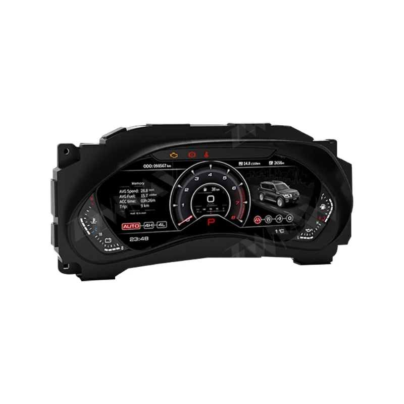 

Dashboard LCD Digital Cluster Virtual Cockpit Instrument Panel For Nissan Patrol Y62 2010-2023 Multifunctional Speedometer