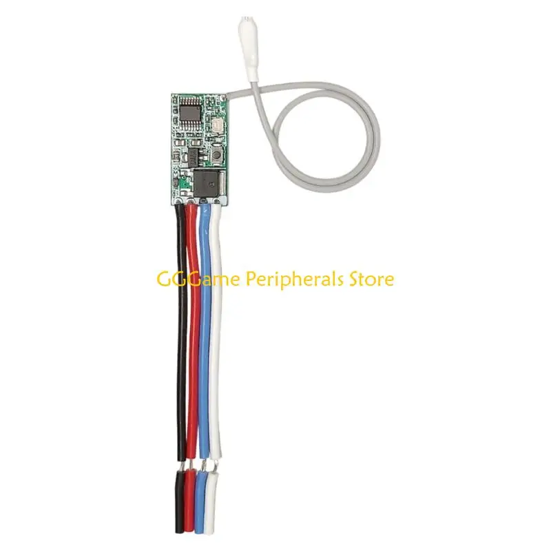 U55B Practical 433MHz Wireless Receiver Module, Single Channel Control Board, 3.7V-24V Input, Pair for DIY and Home Use Tasks