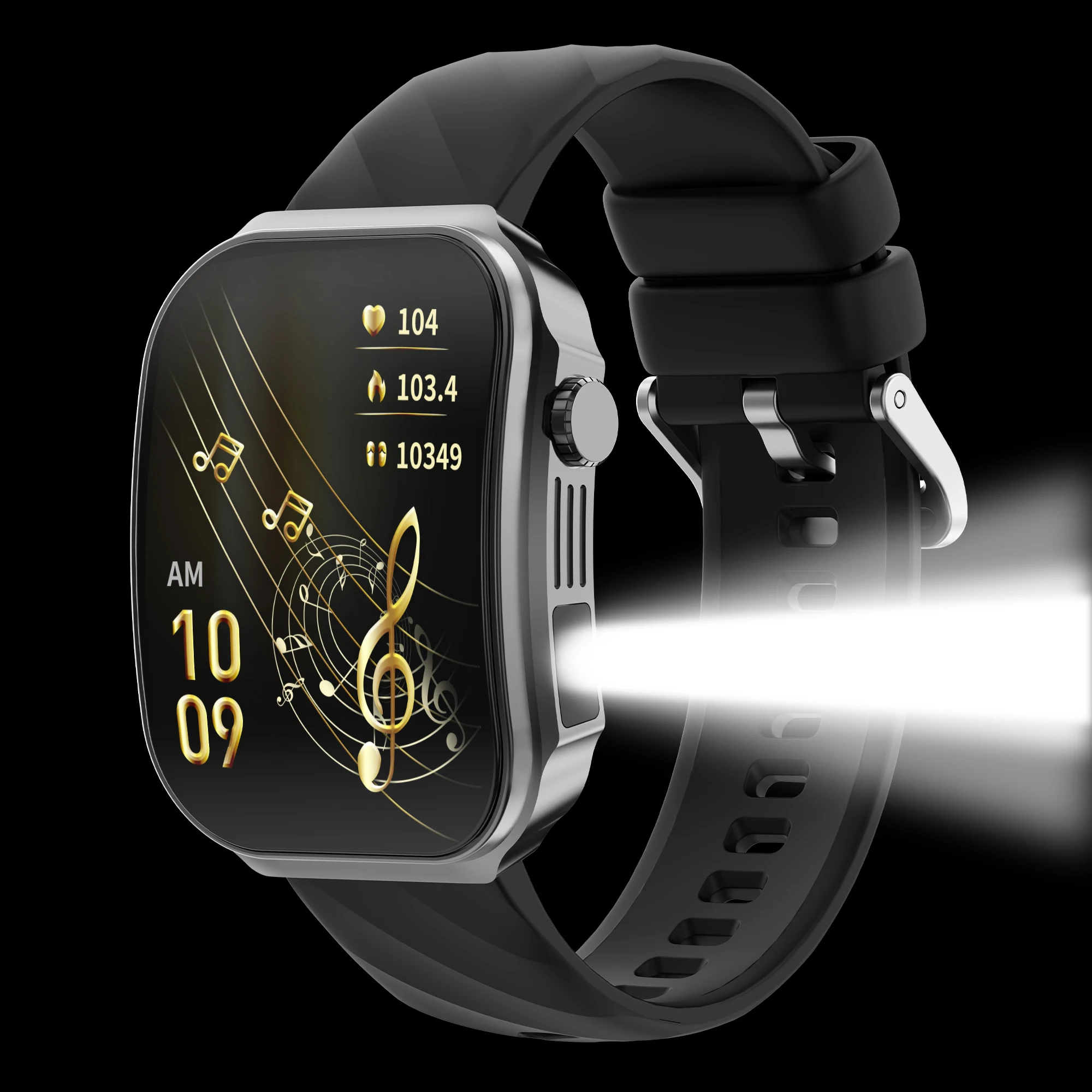 

2026 Smartwatch Men Women Health Manager Bluetooth Call IP67 Waterproof Flashlight Smart Watch Temperature for Xiaomi iOS Phone