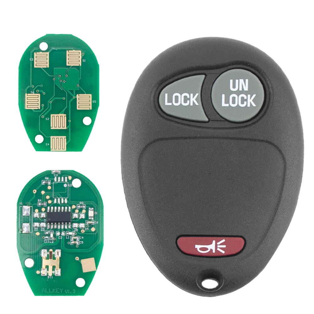 MIGLIORE CHIAVE 3 Bottoni Chiave Auto Originale di Controllo Remoto 315Mhz L2C0007T Per Chevrolet Colorado Canyon H3 2006-2010 adatta Buick Regal