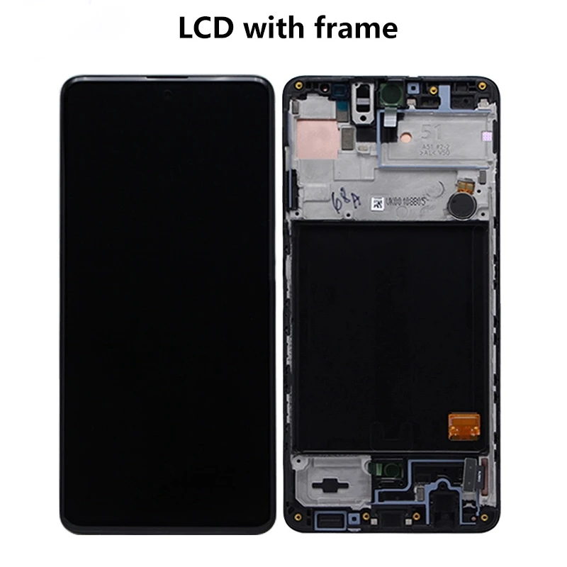 Новый контактный экран дисплея для Samsung Galaxy A51 LCD A515 A515F A515FD ЖК-дисплей