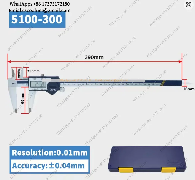 k3 for SHAHE 0.01mm 150/200/300mm Digital LCD Caliper Stainless Steel Vernier Paquimetro Metric Inch Measuring Tool