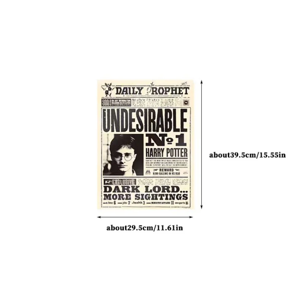 Genuine Harry Potter Raster Poster The Daily Prophet Sirius Black List As Wanted Multi Scene Gradient Posters Christmas Presents