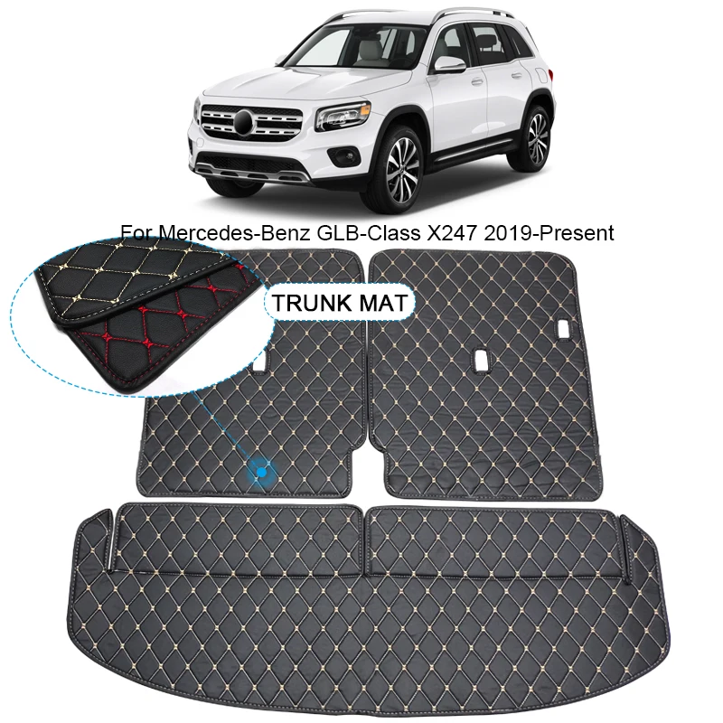 

Custom Car Trunk Main Mats Waterproof Anti Scratch Non-slip Protect Cover For MERCEDES-BENZ GLB-Class X247 2019-2025 Accessory