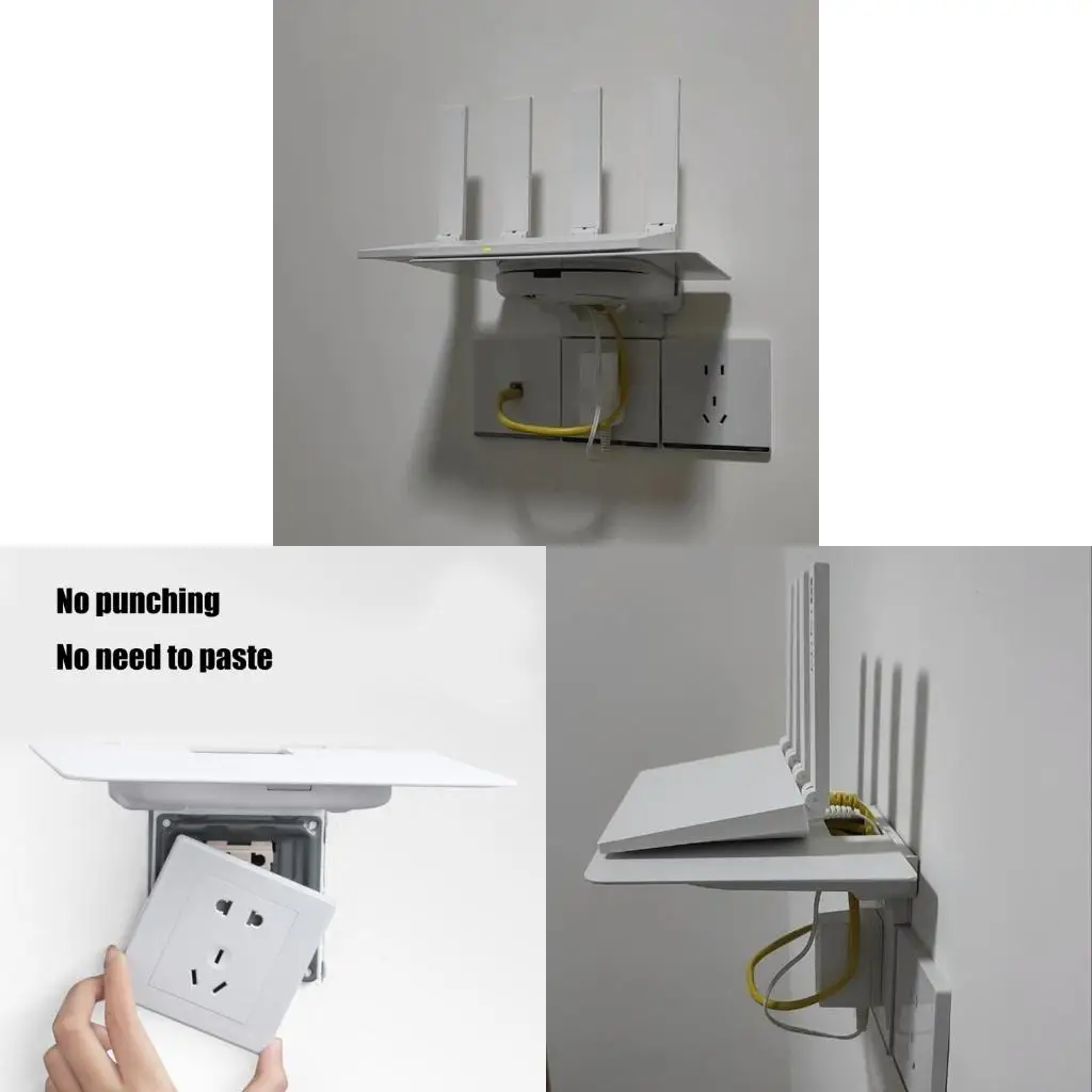  Router And Device Shelf Space Saving For Neat Organization In Living Room And Workspaces
