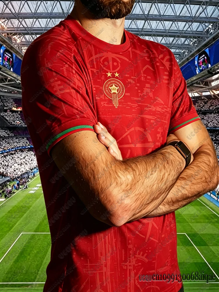 

Summer Men Football Jerseys Quick Drying Cycling Shirts Morocco Special Edition 25-26 Home Away Kit Adult/Kids Team Uniform