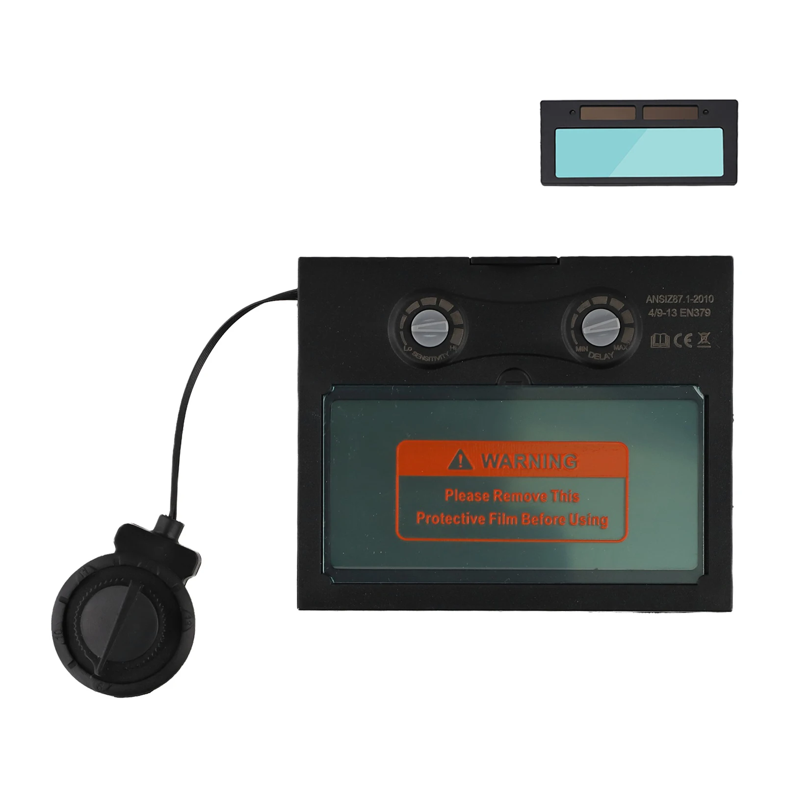 

Линза для сварочного шлема Tx500df Сварочный шлем Din9-din13 Капюшон Низкая высокая нерегулярная регулировка Солнечная защита от сильного света