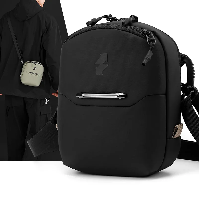 Unisex Water Resistant Crossbody Sling Bag Lightweight Shoulder Crossbody Bag For Outdoor Travel Daily Commute Casual Travel