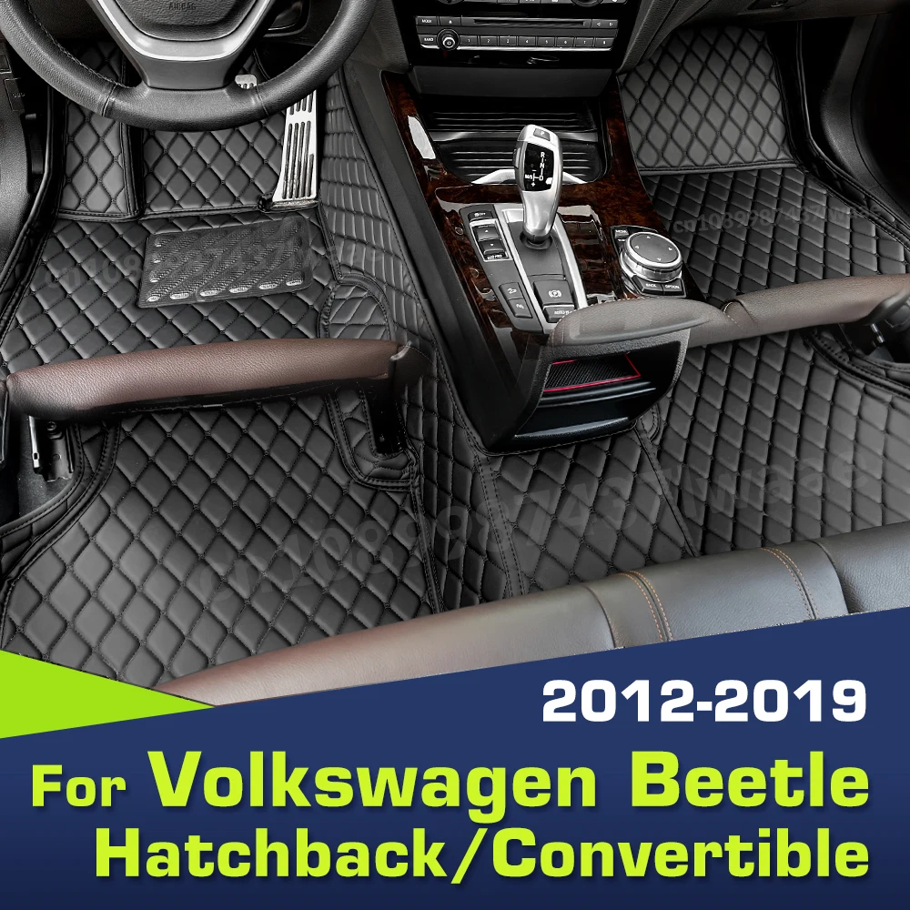 

Автомобильные коврики для Volkswagen VW Beetle Convertible 2012-2019 18 17 16 15, ковровый чехол, аксессуары для интерьера