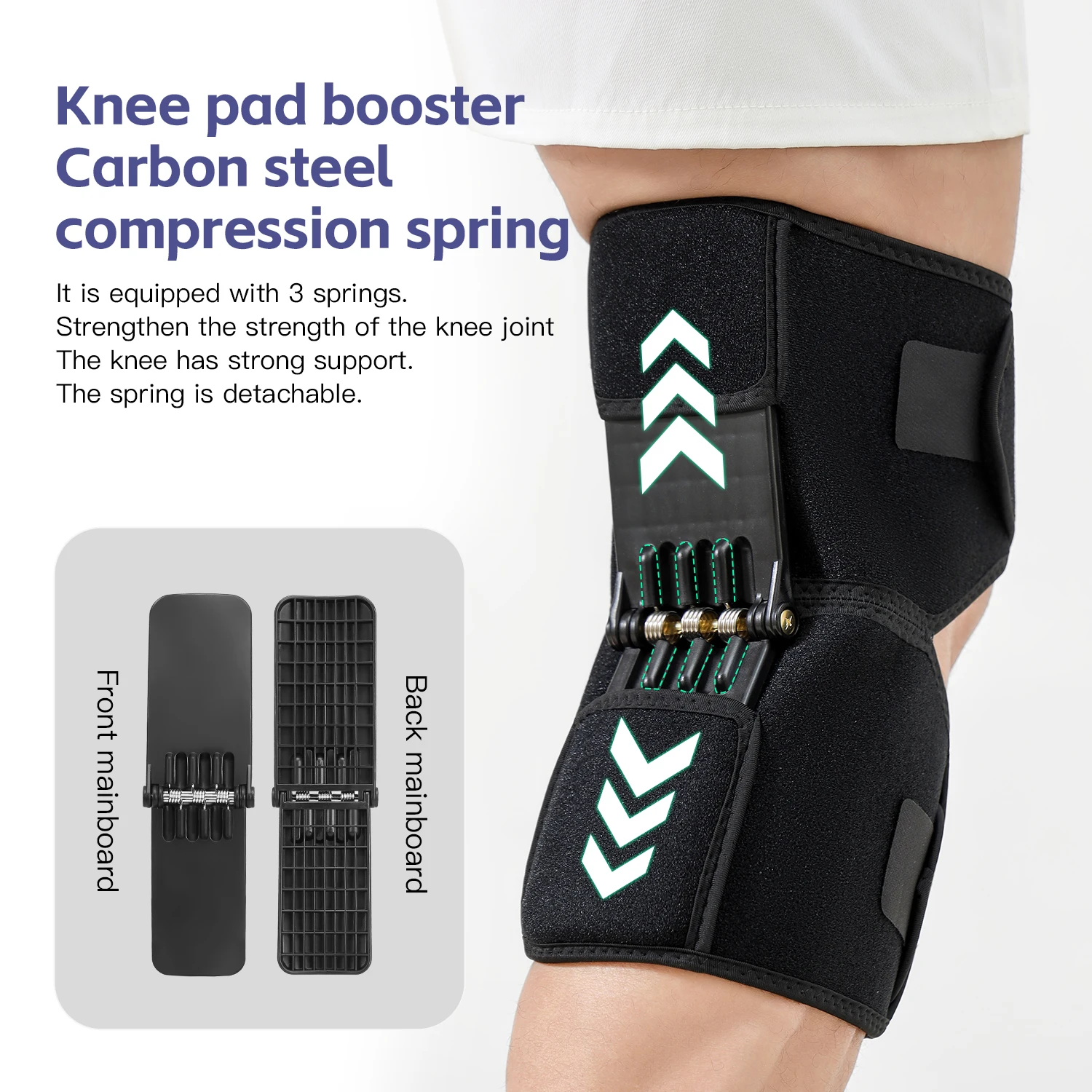 Picture 3: 1 PC Knee Joint Booster Outdoor Mountaineering Leg Support Walking Climbing Patella Knee Protection Knee Brace