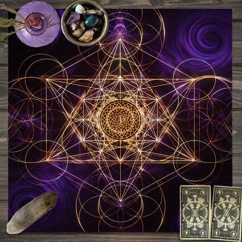 VIKAMA starry sky multi card array celestial spiritual tarot cloth reiki meditation altar cover spiritual altar decor