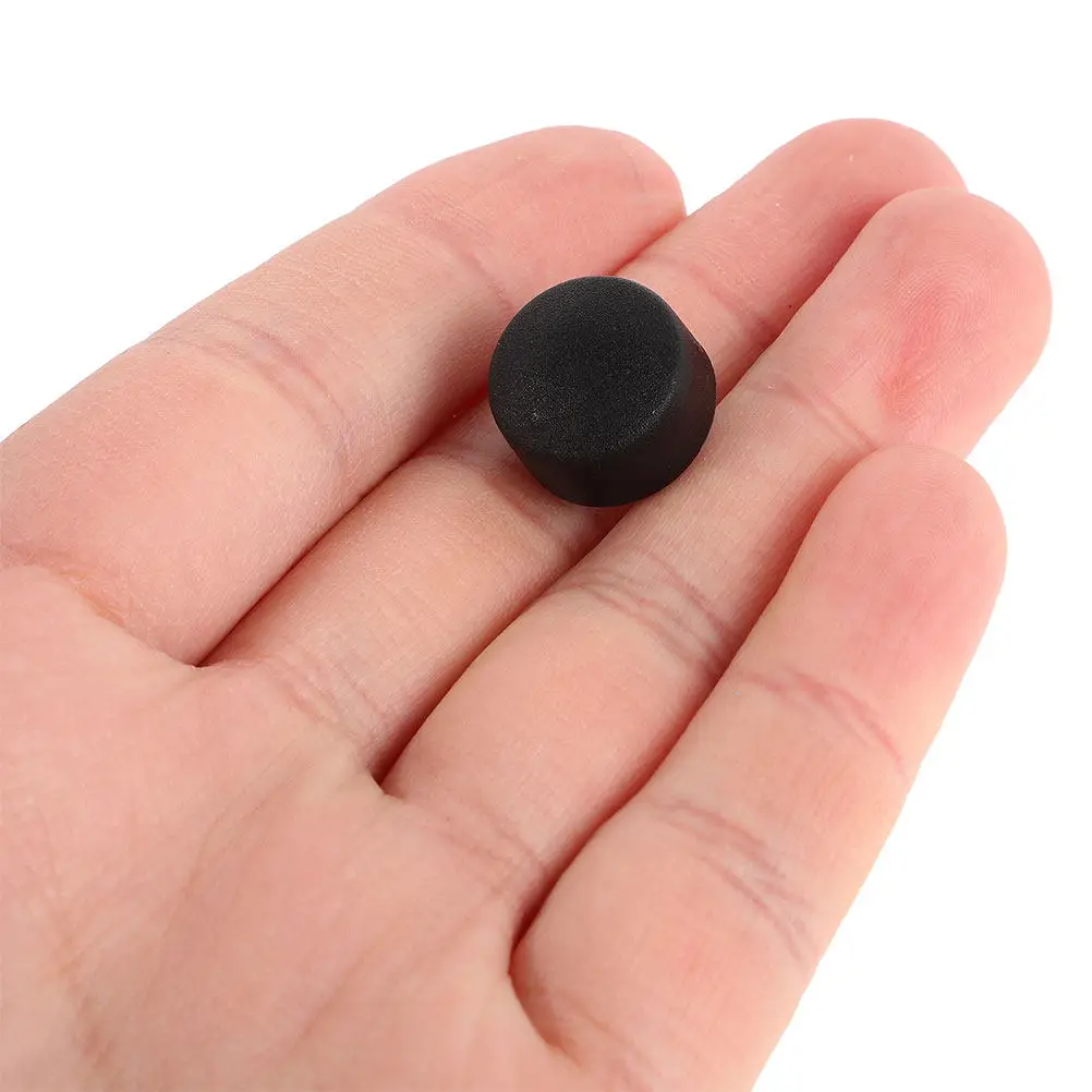 

20Pcs Foosball Table End Caps 12.7mm Black Plastic Rod Tip Protectors Universal Fit Safety Covers for Desktop Soccer Game
