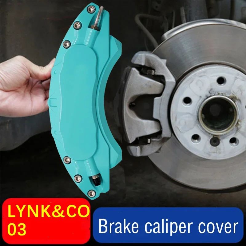 For LYNK&CO 03 Car Brake Caliper Cover Aluminum Metal Fit 1.5T PHEV Pro 2021 2019