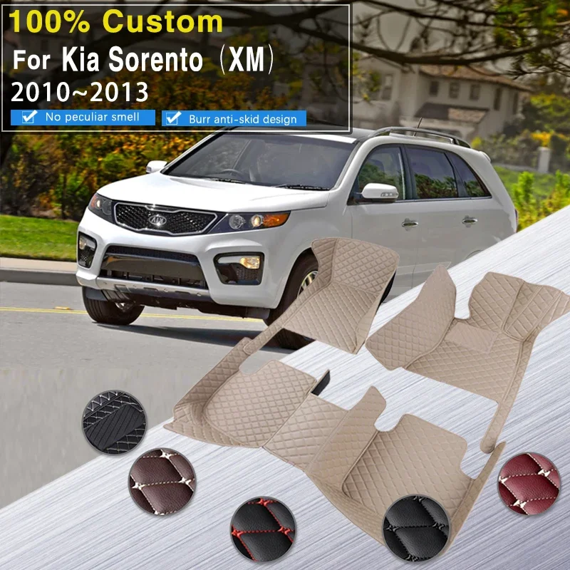 

3D коврик в багажник автомобиля для Kia Sorento XM 2010 ~ 2013 5-местный водонепроницаемый защитный коврик Alfombrillas Coche автомобильные коврики автомобильные аксессуары