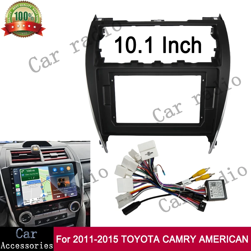 

10.1 Inch For 2011-2015 TOYOTA CAMRY AMERICA Frame Car Radio Android Stereo Frame Player Head Unit Fascia Panel Dash Board Cover