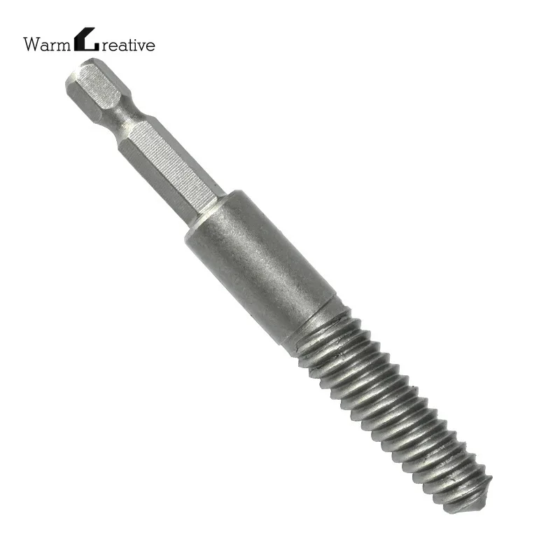 Hexagonal Handle Broken Thread Extractor Single End Fine Teeth Reverse Damaged Thread Removal Tool Sliding Thread Screw Extracto