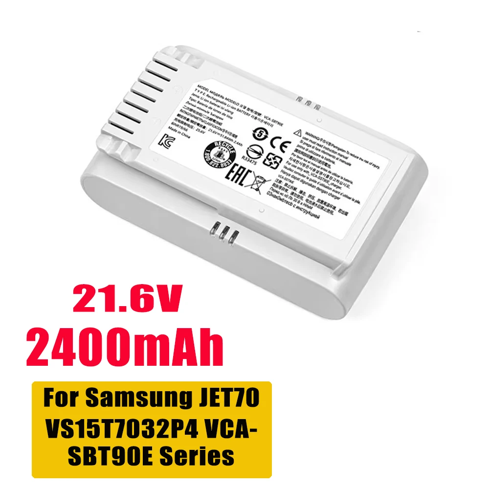 Para samsung jet 70 batería del colector de polvo VS15T7032P4 VCA-SBT90E,VS15R8542S1