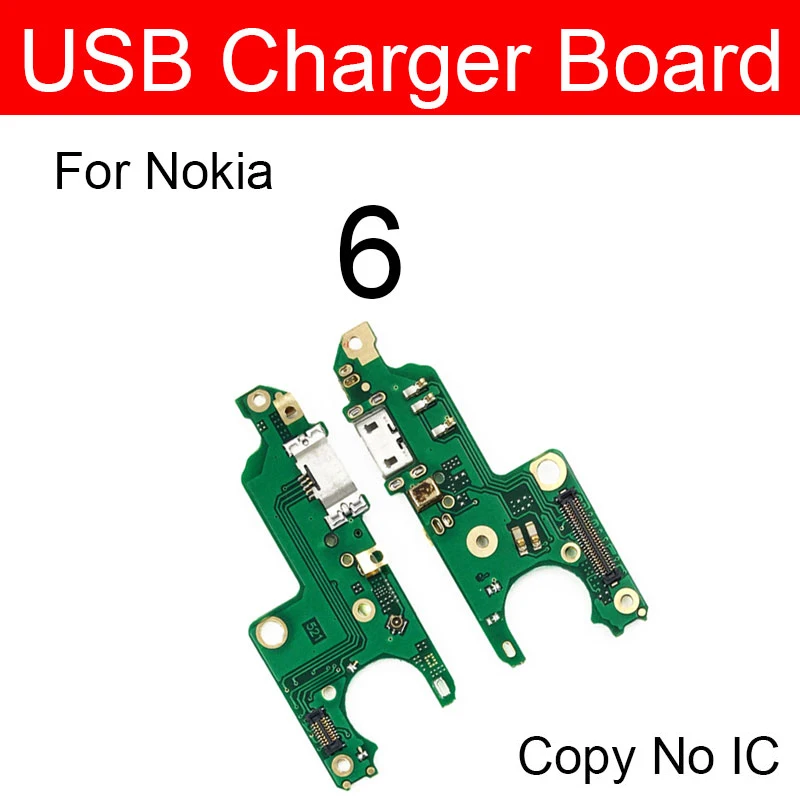 USB Charging Dock Port Board For Nokia 5 5.1 5.1Plus X5 6 2017 6.1 6.1 Plus X6 Usb Charger Jack Board with Microphone Parts