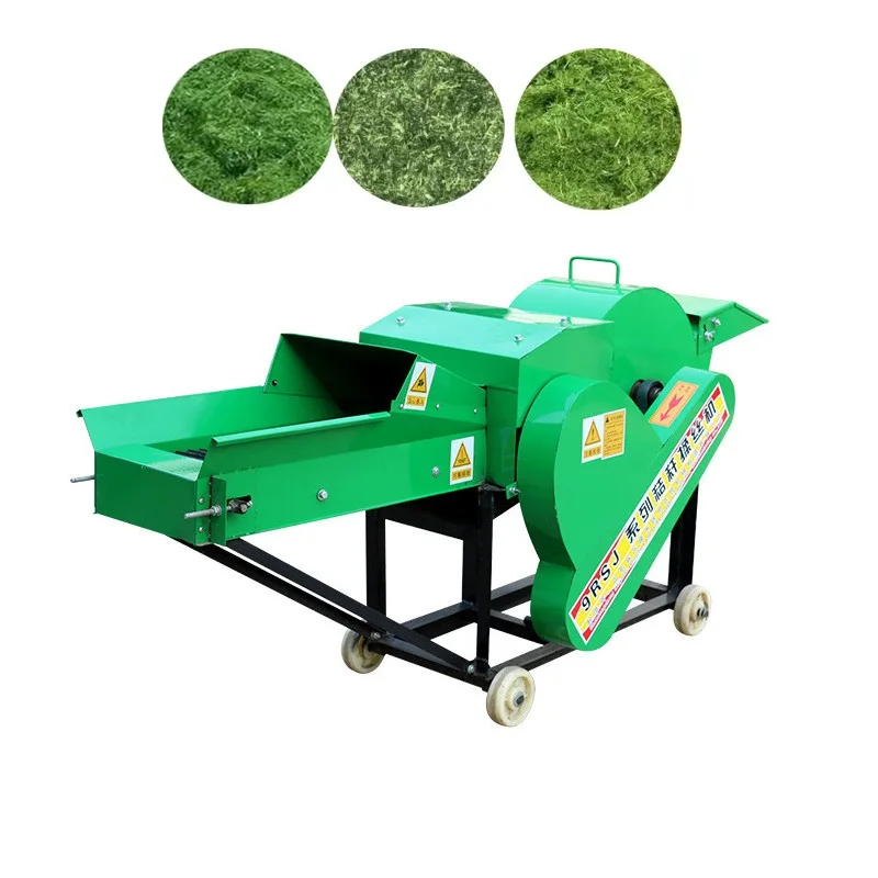 Animal Grass Dry and Wet Straw Shredder Corn Silage Chopper Grass Silage Chaff Cutter Crusher Machine