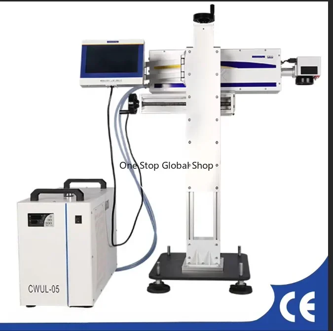 Electric Retort Pouch Laser Marking Machine Filmed Packaging with Water Cooling System