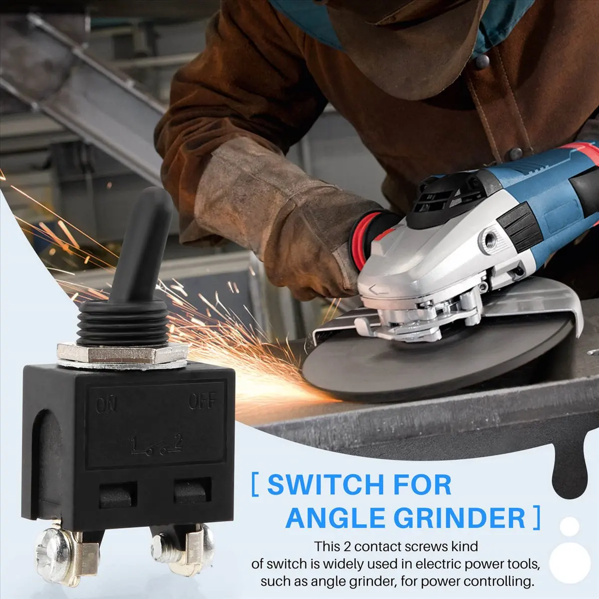 250V ON/OFF Position Toggle Switch for Angle Grinder-A27I