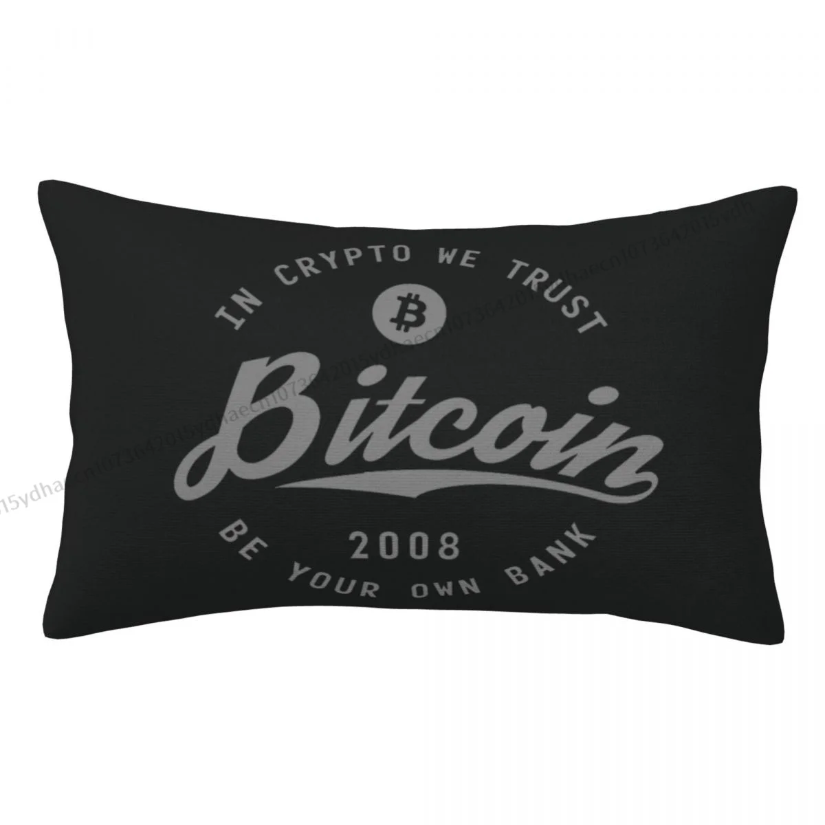 Cool Bitcoin Cojines Pillowcase Cryptocurrency Art Cushion Home Sofa Chair Print Decorative Coussin Pillow Covers