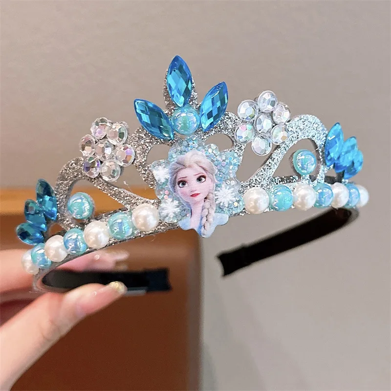 

Girls' Snow White and the Seven Dwarfs hairband, Elsa's crown, girl performance cartoon, Kuromi Melitta royal tiara headgear