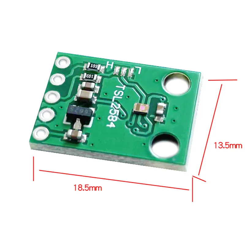 1/2/5/10/30Pcs TSL2584TSV Digital Ambient Light Sensor Module TSL2584 Light Intensity Light Sensor I2C Communication