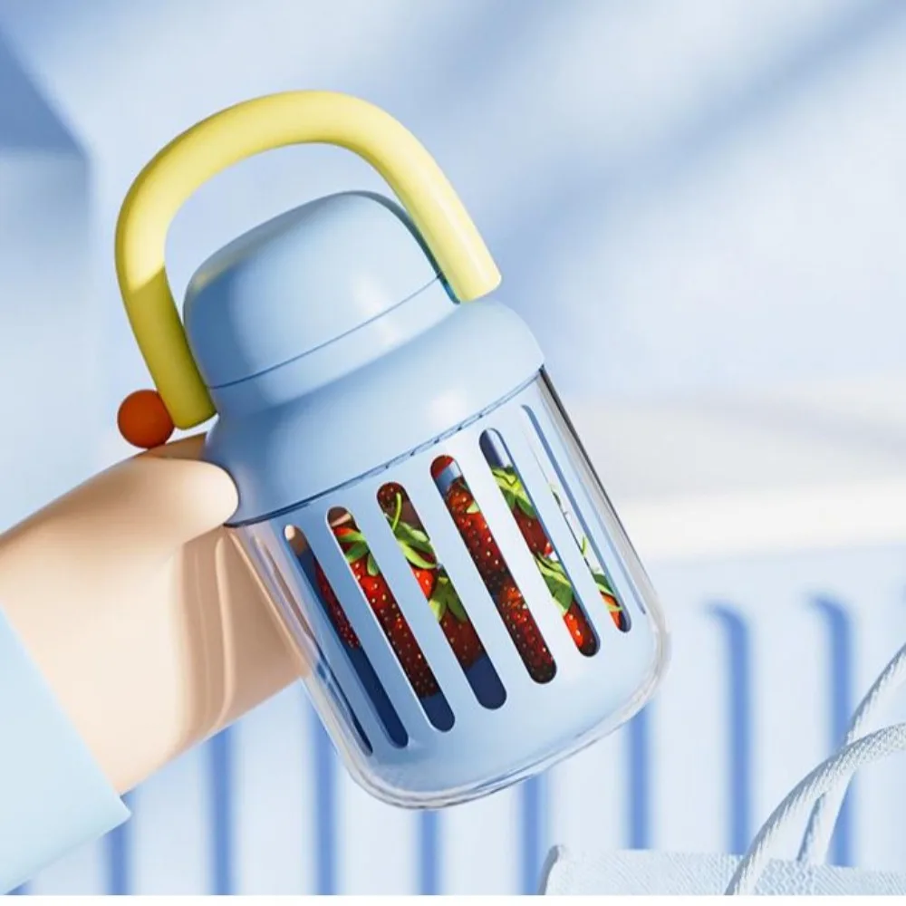 

Многоразовая двухслойная чашка для салата, герметичная с вилкой, контейнер для свежести фруктов, многофункциональная дренажная салатница для йогурта