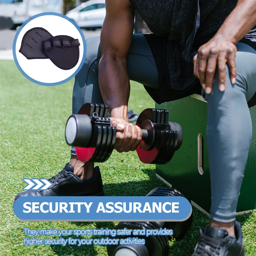 

1Pair Non-Slip Lifting Palm Pads Breathable Gym Gloves for Men Weightlifting Barbell Training Fitness Supplies Sports Palm