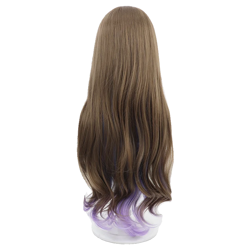 Virtuale YouTube Vtuber AIRI KANNA Cos Parrucca Cosplay Halloween Carnevale Festa Puntelli Capelli sintetici Fibra resistente al calore + Protezione parrucca