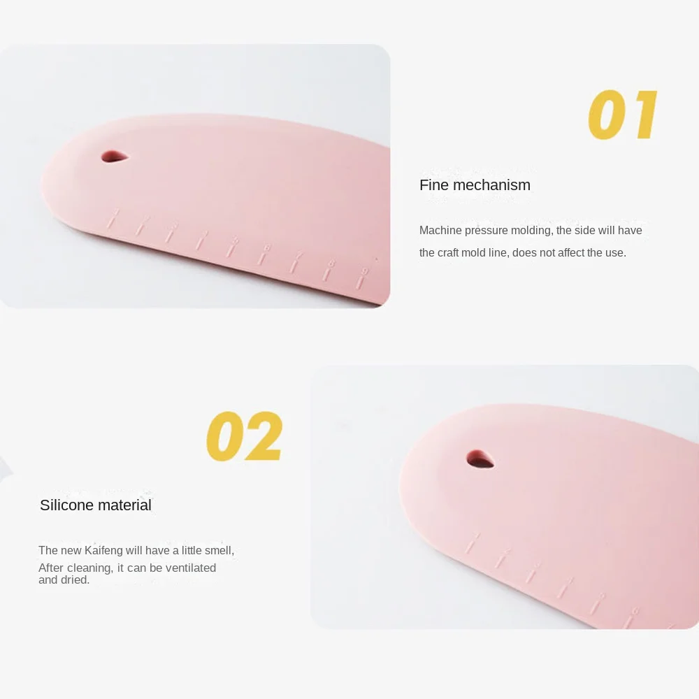 Flexible Silicone Cake Scraper 4
