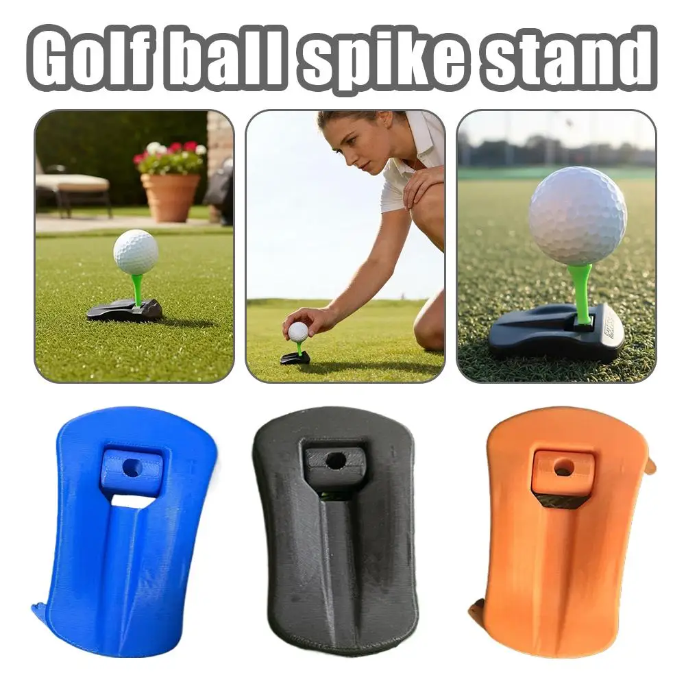 

Golf Plastic Hinged Turf Base Golf Training Ball Tees Stand Performance Creative Golf Ball Spike Stand Base Golf Accessories