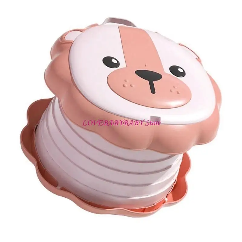Mobile Folding Toilet for Kid Baby Portable Potty Chair Child Travel Toilet Potty Foldable Potty Training 4XBC
