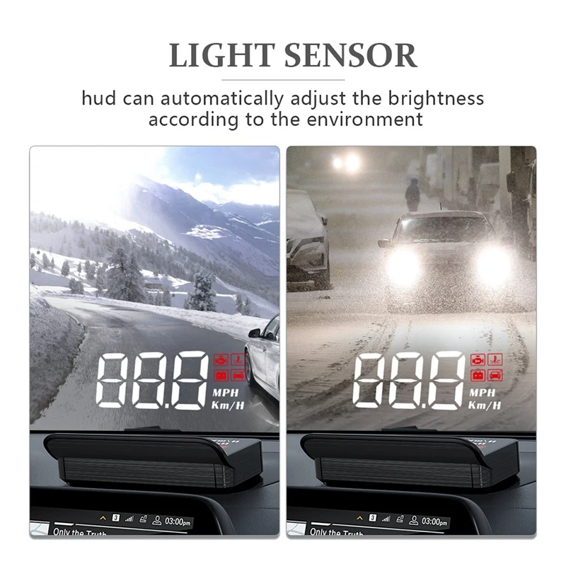 M3 Auto OBD2 Head-Up Display Car Electronics HUD Projector Display Digital Car Speedometer Accessories For All Cars