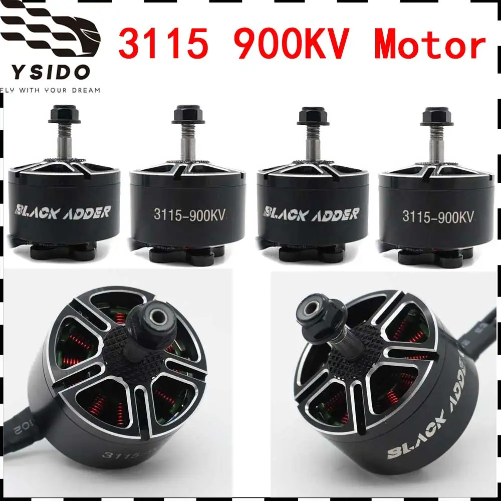

НОВЫЙ черный 3115 900KV 3-6S бесщеточный двигатель для RC Multirotor X-Class FPV Cinelifter Taurus X8Pro Protek60 Комплект FPV камеры Done
