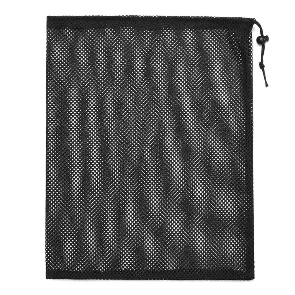 Outdoor Multi Purpose Home Storage Bag Laundry Bag Mesh Drawstring Bag Stuff Sack