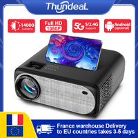 ThundeaL Full HD 1080P Projector TD97 WiFi Android 4K Video Proyector TD97W 3D Smart Home Theater Outdoor Movie Cinema Beamer