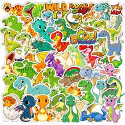 10/30/50PCS Cartoon Dinosaur PVC Sticker Aesthetic Decoration Scrapbooking Korean Stationery DIY Hand Accounting Tools Supplies