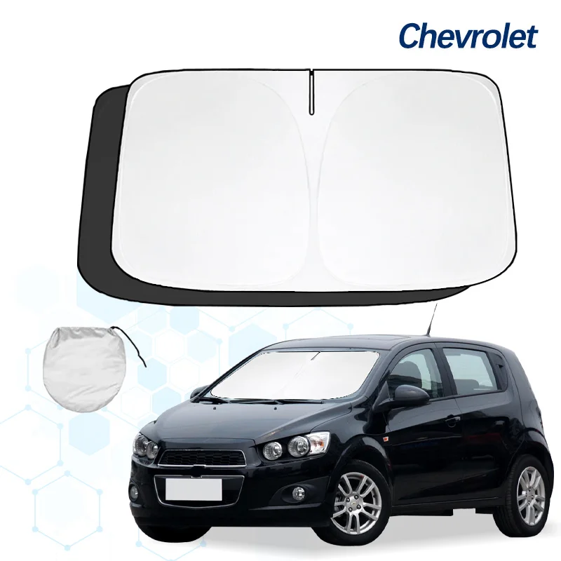 Parabrezza parasole per Chevrolet Aveo T300 parasole parasole protezione blocchi pieghevoli raggi UV mantieni la tua auto più fresca