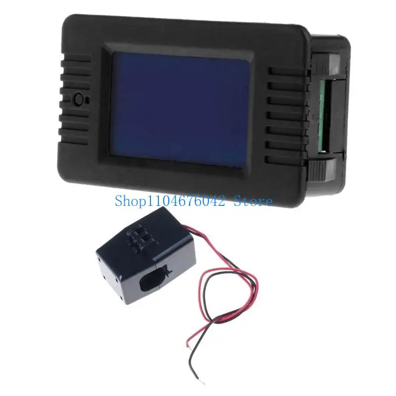 652F 6 in 1 Digital AC 80~260V Power Energy Monitor Current KWh Watt Meter 100A Ammeter Socket Tester Energy Meter