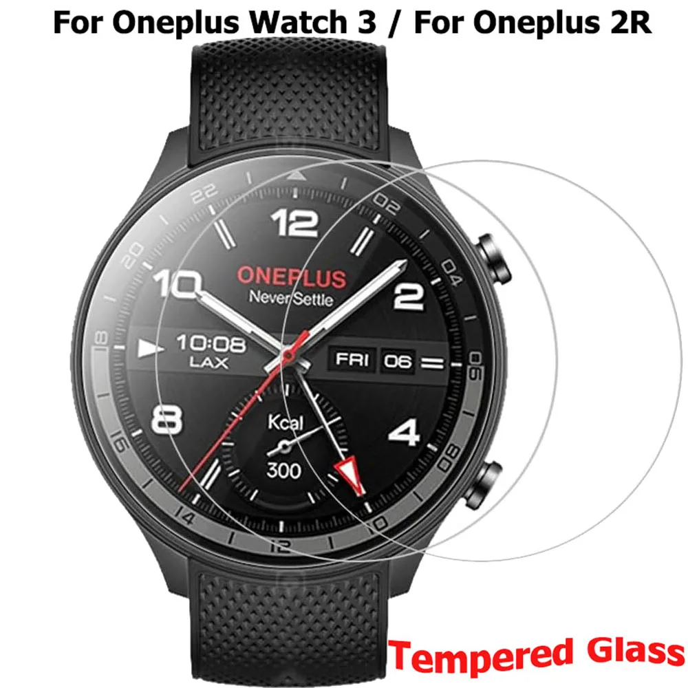 3PCS Tempered Glass Films Guard for Oneplus Watch 3/ OnePlus Watch 2R Screen Protector Protective Glass Film Accessories