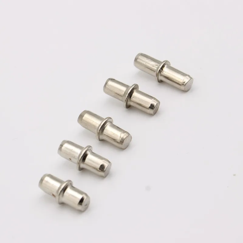 20 pcs Furniture Board Brackets for Bookshelf Layer Pins, Rust Resistant Finish, Compact Peg Design, Multipurpose