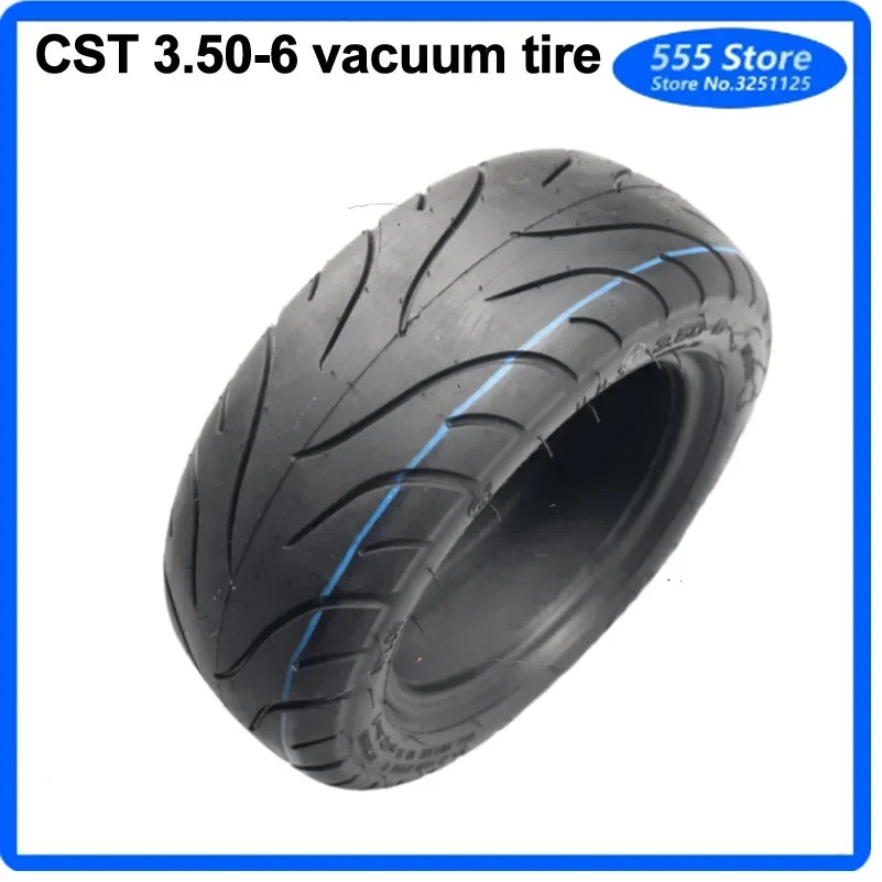 10Inch 3.50-6 CST Vacuum Tyre 3.50-6 Tubeless Tire for Electric Scooter Balancing Car 10X3.50-6 10x4.00-6 90/65-6 Universal Tire