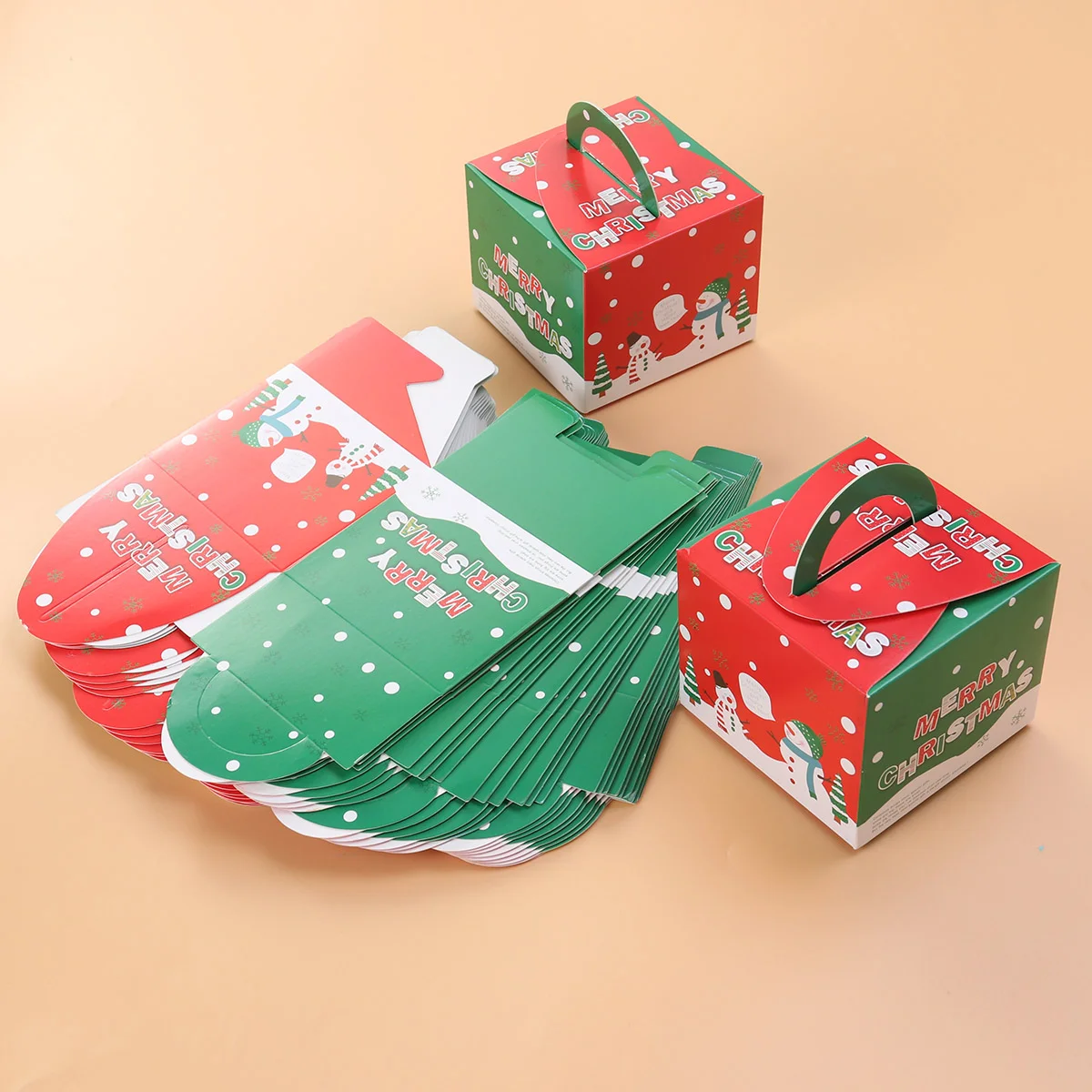 

24 Pcs Homemade Candy Box DIY Gift Christmas Treat Boxes Biscuit Pastry Premium Paper