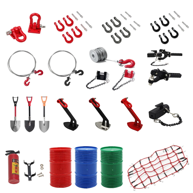 

RCGOFOLLOW RC Car Simulated Decoration Tools For 1/10 TRX4 TRX6 Axial SCX10 90046 AXI03007 Redcat D90 D110 Accessories