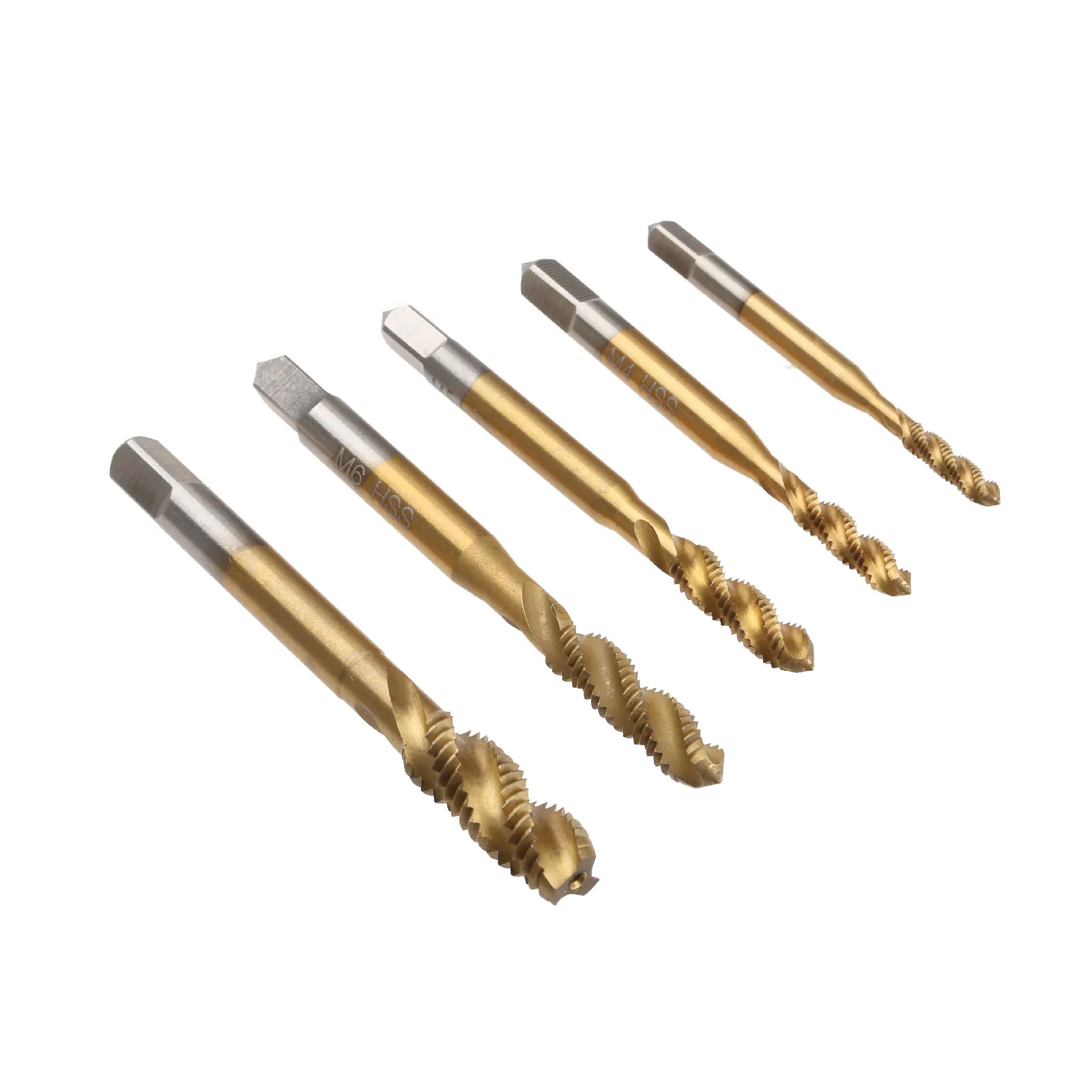 Ручные инструменты DRELD винт из быстрорежущей стали M3 M4 M5 M6 M8, титановый спиральный кран с прямой канавкой, метрический станок, винтовые краны, резьбовой станок