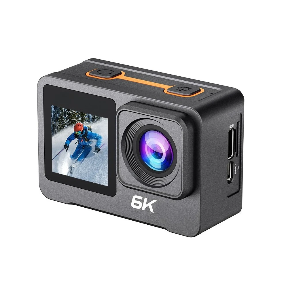 Cross-border 6K sports waterproof and  outdoor sports recorder mountain climbing skiing diving head-mounted